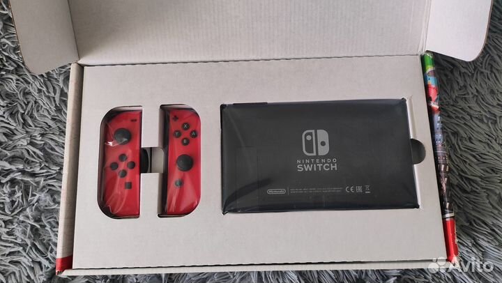 Switch Red Super Mario Odyssey Bundle Новый