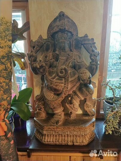 Храмовый старинный Ганеша 60х годов