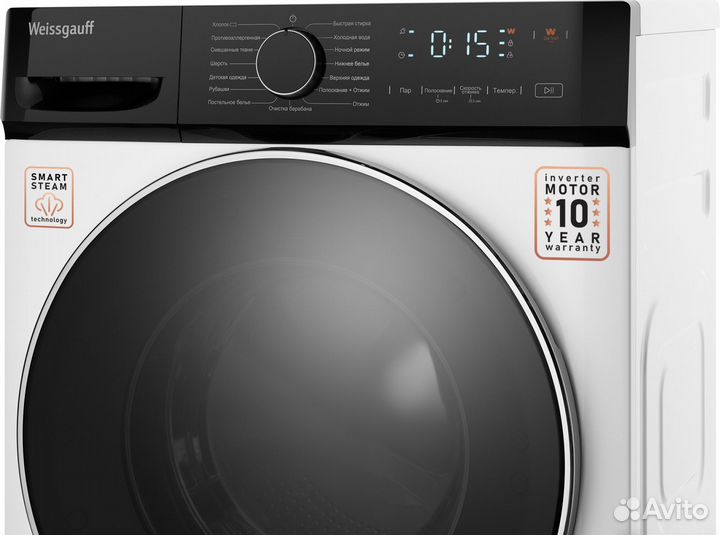 Стиральная машина Weissgauff WM 4627 Touch Inverte