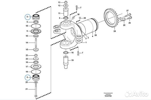 Подшипник VOE11115827 / 11115827