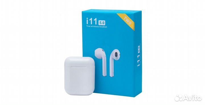 Гарнитура беспроводная TWS i11 AirPods белая