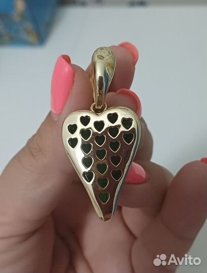 Стильные серьги Сердце