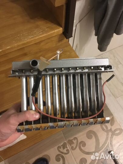 Электрод розжига и контроля пламени с горелкой