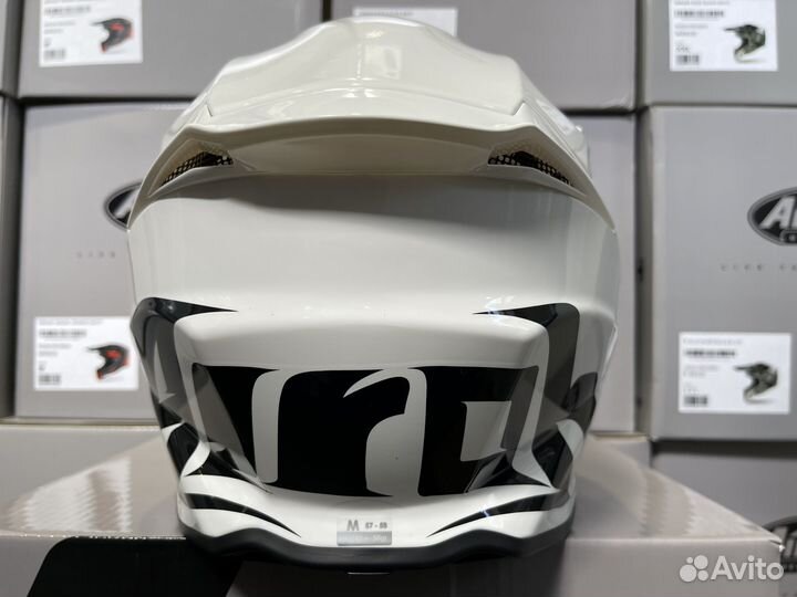 Кроссовый шлем Airoh twist 2.0 color white gloss