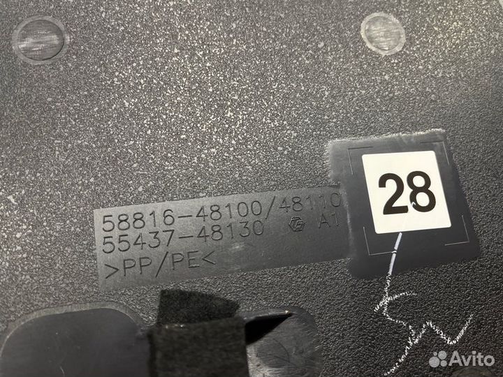 Накладка на торпедо правая Lexus Rx 4 450Н 2021