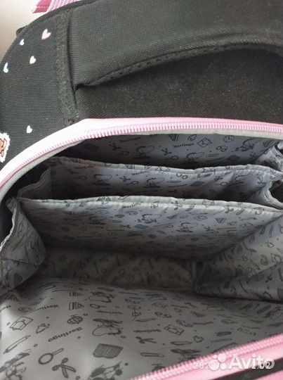 Рюкзак школьный для девочки Гризли