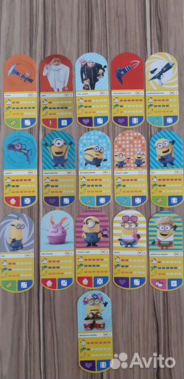 Карточки коллекция Гадкия я 3