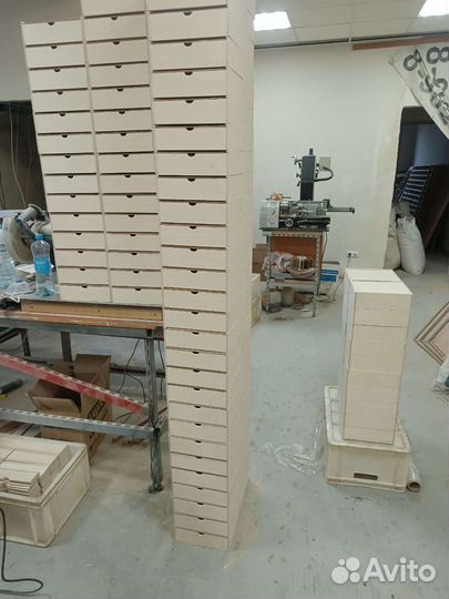 Ящик из фанеры, упаковка для подарка