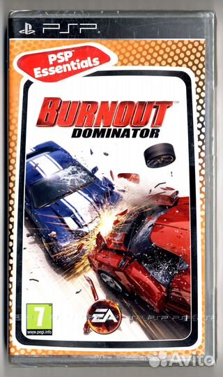 PSP Burnout Dominator (Platinum, Essentials)