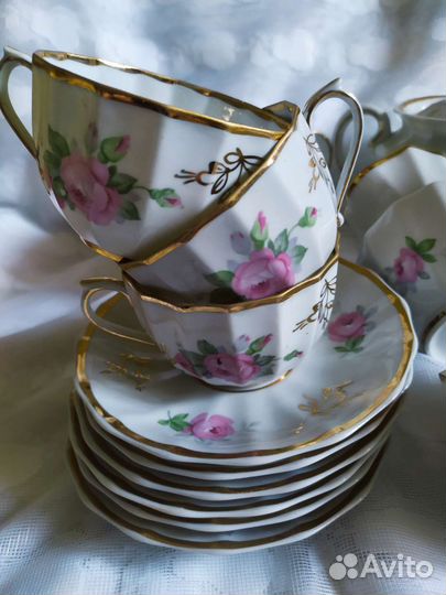 Лфз Вербилки сервиз чайные пары СССР