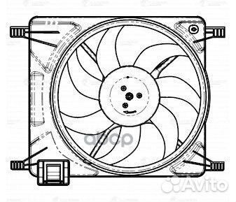 Э,вентилятор охл. для а.м Chevrolet Spark M300