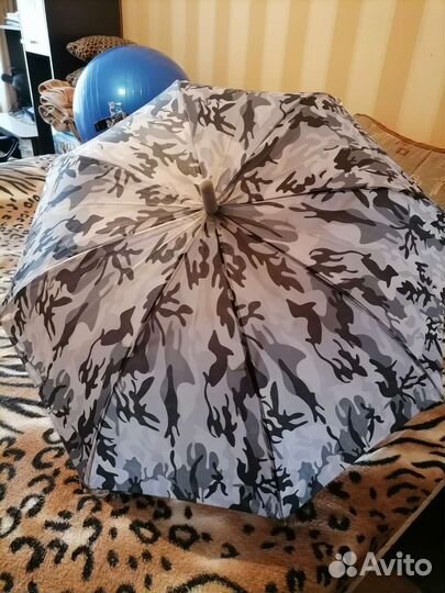 Зонт для мальчика защитного цвета