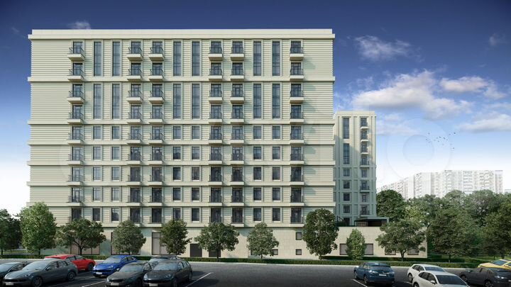 Апартаменты-студия, 26,4 м², 6/8 эт.