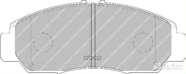 Колодки тормозные, передние FDB1669 Ferodo
