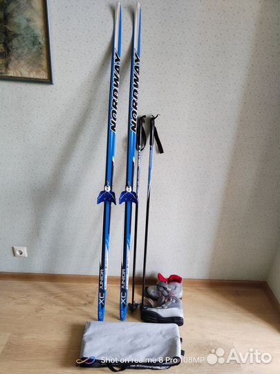 Лыжи беговые пластиковые Nordway с ботинками