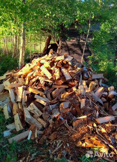 Дрова колотые сухие