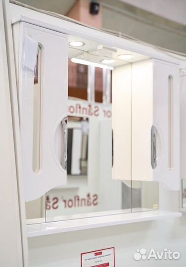 Зеркало-шкаф Francesca Инфинити 80 2С белый