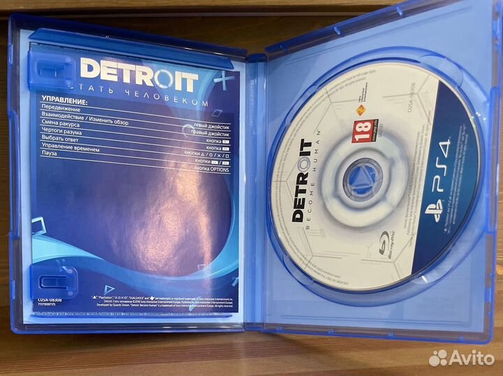 Detroit become human ps4 диск