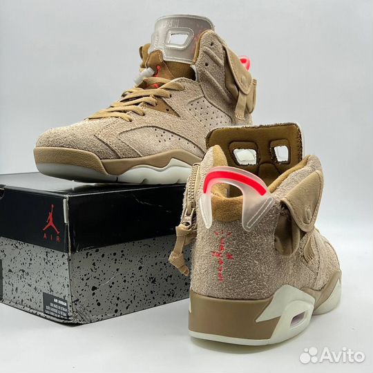 Кроссовки Travis Scott & Nike Air Jordan 6 Retro