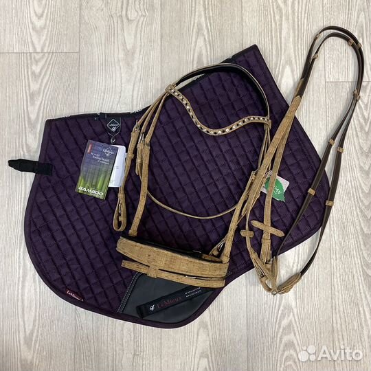 Уздечка с поводом фулл, вальтрап Lemieux