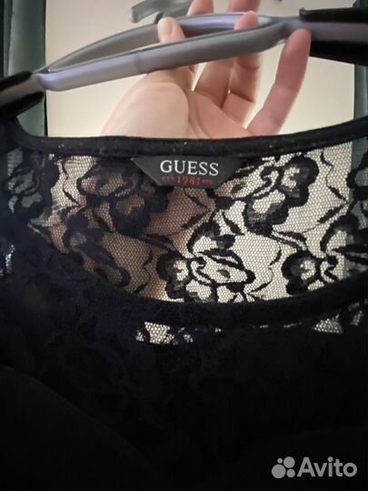 Блуза без рукавов с баской Guess оригинал