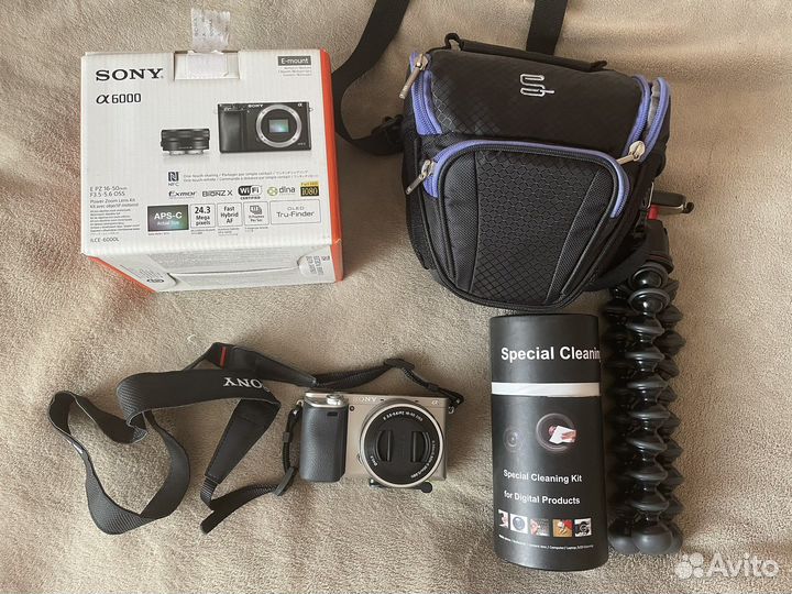 Фотоаппарат Sony alpha 6000+доп.оборудование