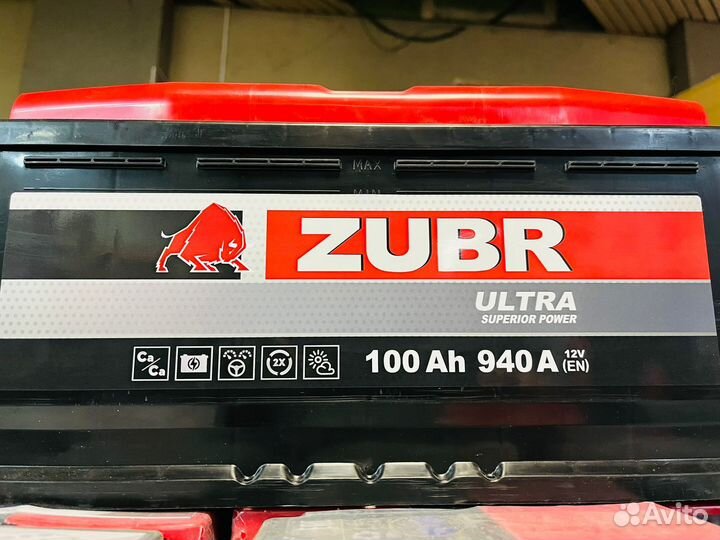 Аккумулятор 100 Ач Zubr Exide на Бмв Ауди