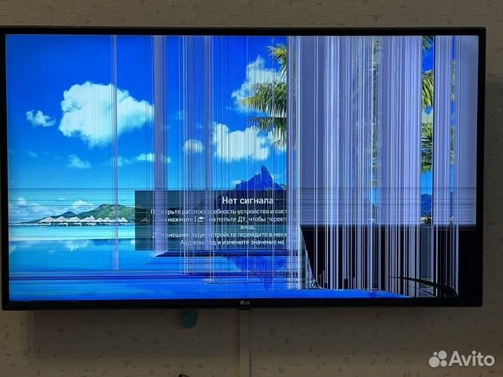 Телевизор LG smart tv 43 на запчасти