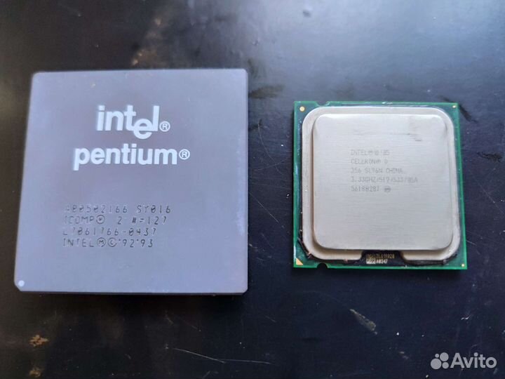 Процессоры intel pentium/ celetron d