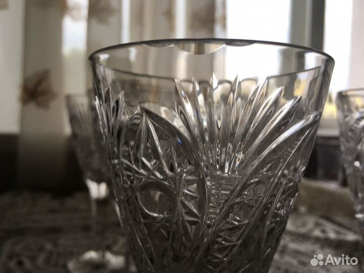 Фужеры хрустальные. Винтаж