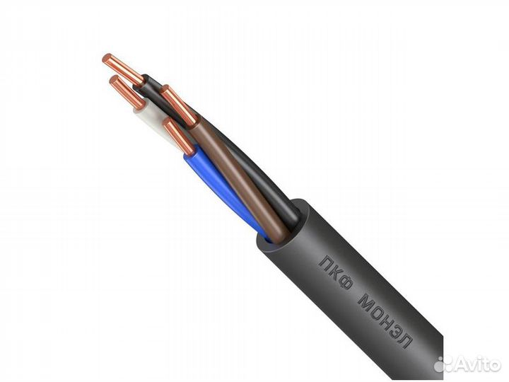Кабель ввгнг(А) -LS 4х1.5 ок (N) 0.66кВ (уп.100м)