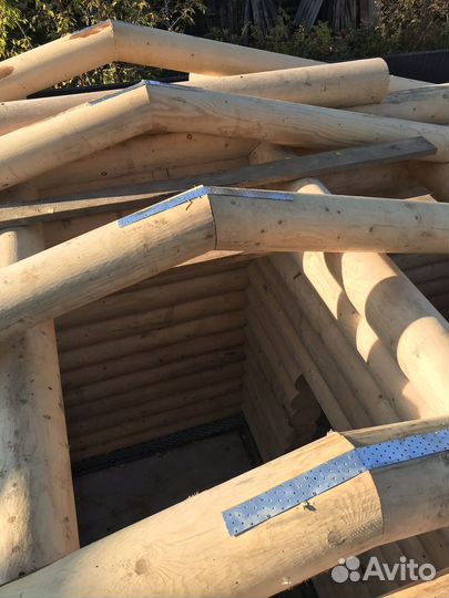 Сборка сруба,дома,бани. Брус, бревно