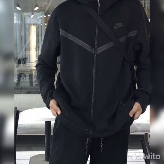 Зип худи nike tech fleece оригинальное качество