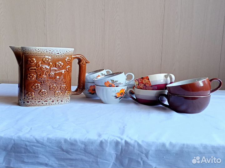 Керамические и фарфоровые кружки СССР