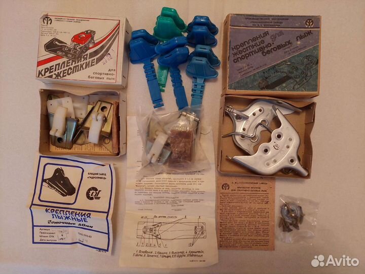 Крепление и аксессуары для лыж