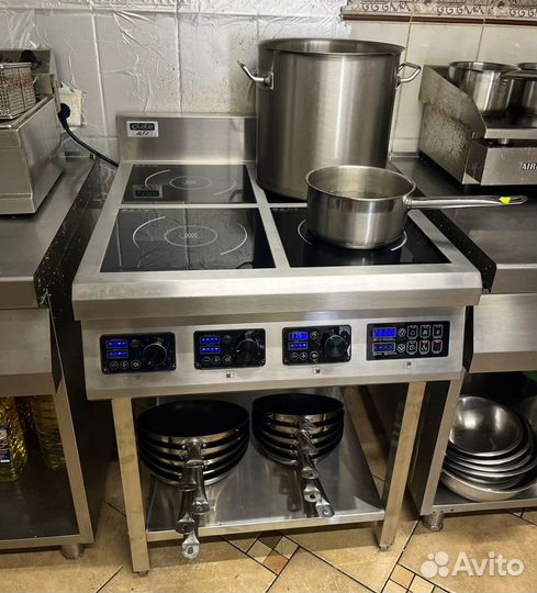 Индукционная плита без импульса, термощуп Су вид