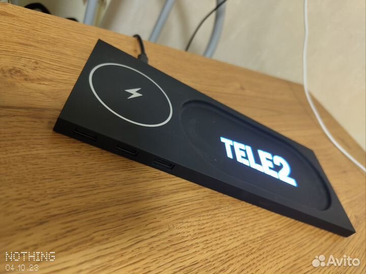 Беспроводная зарядка ночник