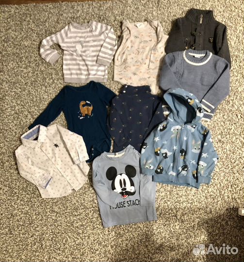 Одежда пакетом для мальчика 80-86