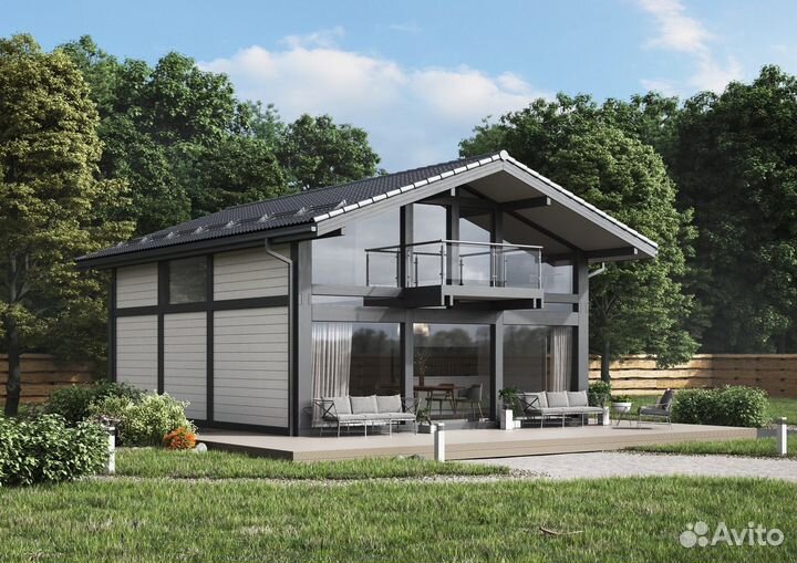 Строительство домов. Дом 120м²