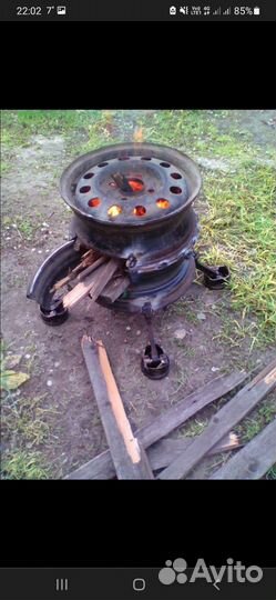 Печка под казан из дисков цена договорная