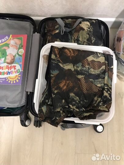 Детские вещи 3, 4, 5 лет вместе с чемоданом