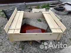 Детская песочница с крышкой