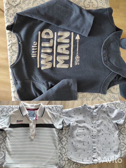 Одежда на мальчика пакетом 74-80
