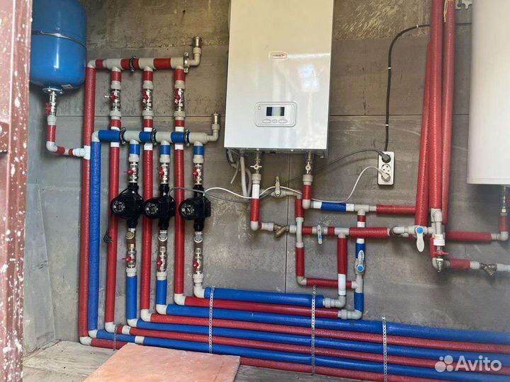 Установка тёплых водяных полов, монтаж отопления