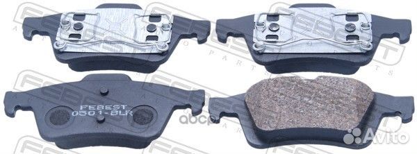 Колодки тормозные дисковые задние 0501-BLR Febest