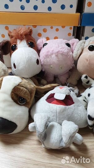 Мягкие игрушки животные