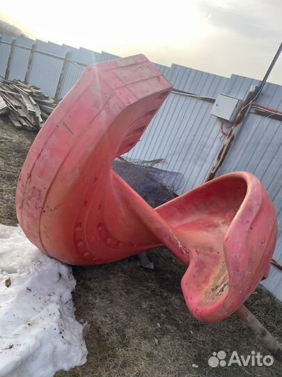 Горка детская винтовая