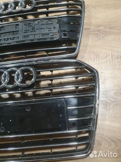 Решетка бампера передняя Audi A6 С 7 2012