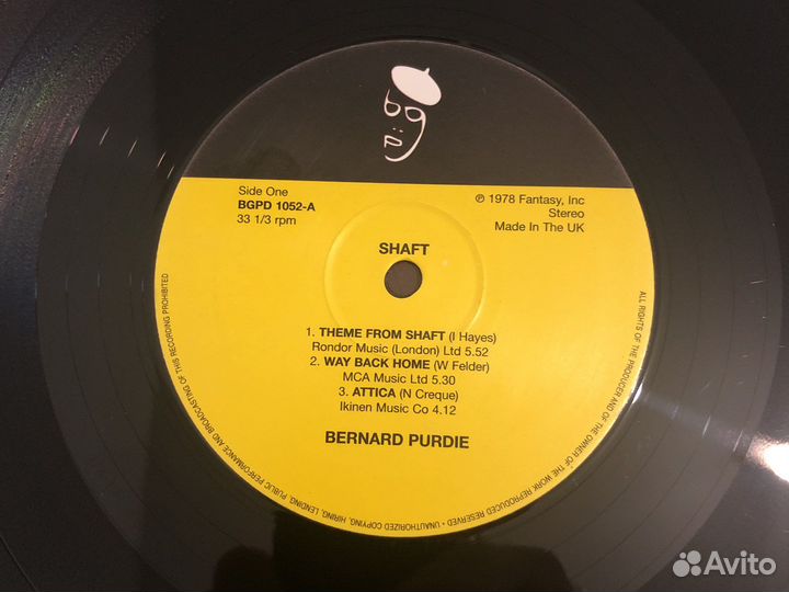 Виниловая пластинка Lp Bernard Purdie - Shaft