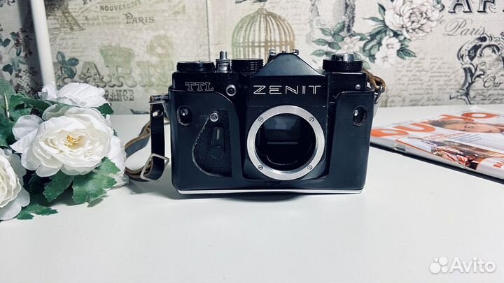 Пленочный фотоаппарат zenit TTL винтаж СССР